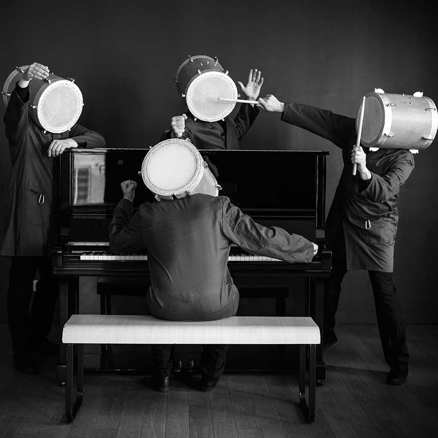 Quatuor Beat en création autour d’un piano et de tambours